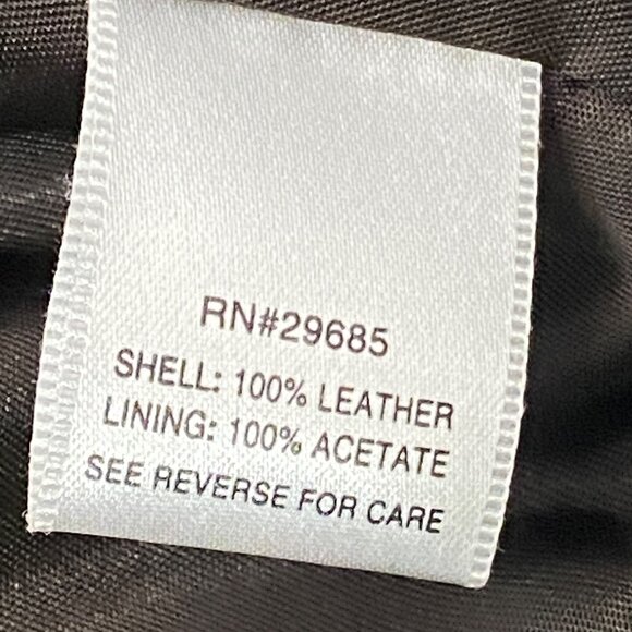 Pendleton Leather Jacket buttery soft XL dark chocolate brown Quilted Design Zip - Picture 6 of 10